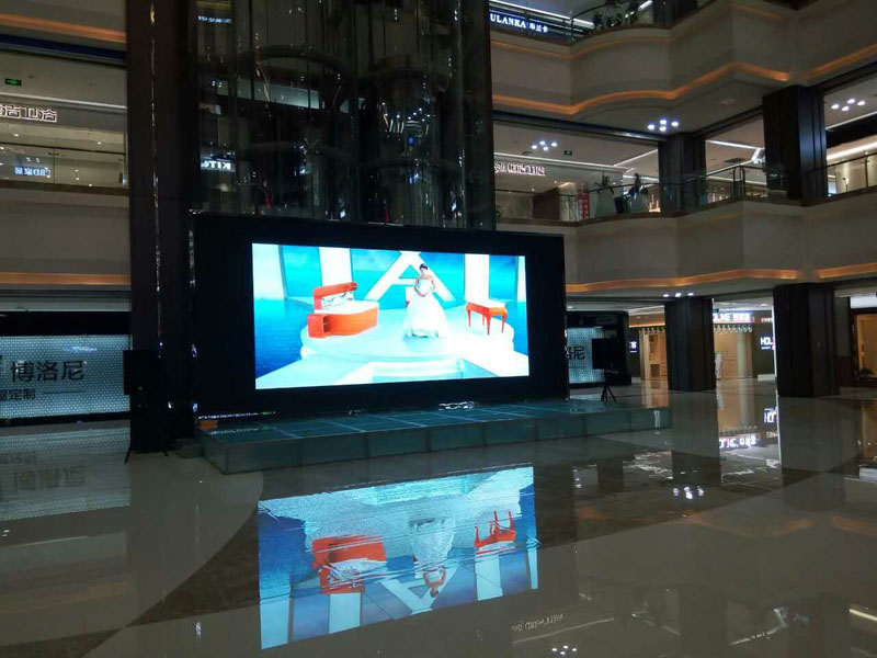 南充紅星美凱龍室內(nèi)顯示屏項(xiàng)目