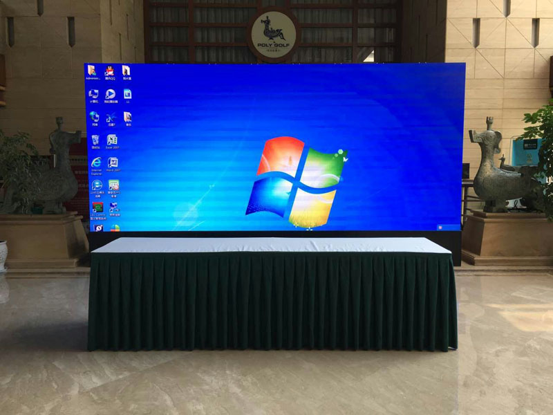 重慶市保利高爾夫室內(nèi)LED顯示屏項(xiàng)目
